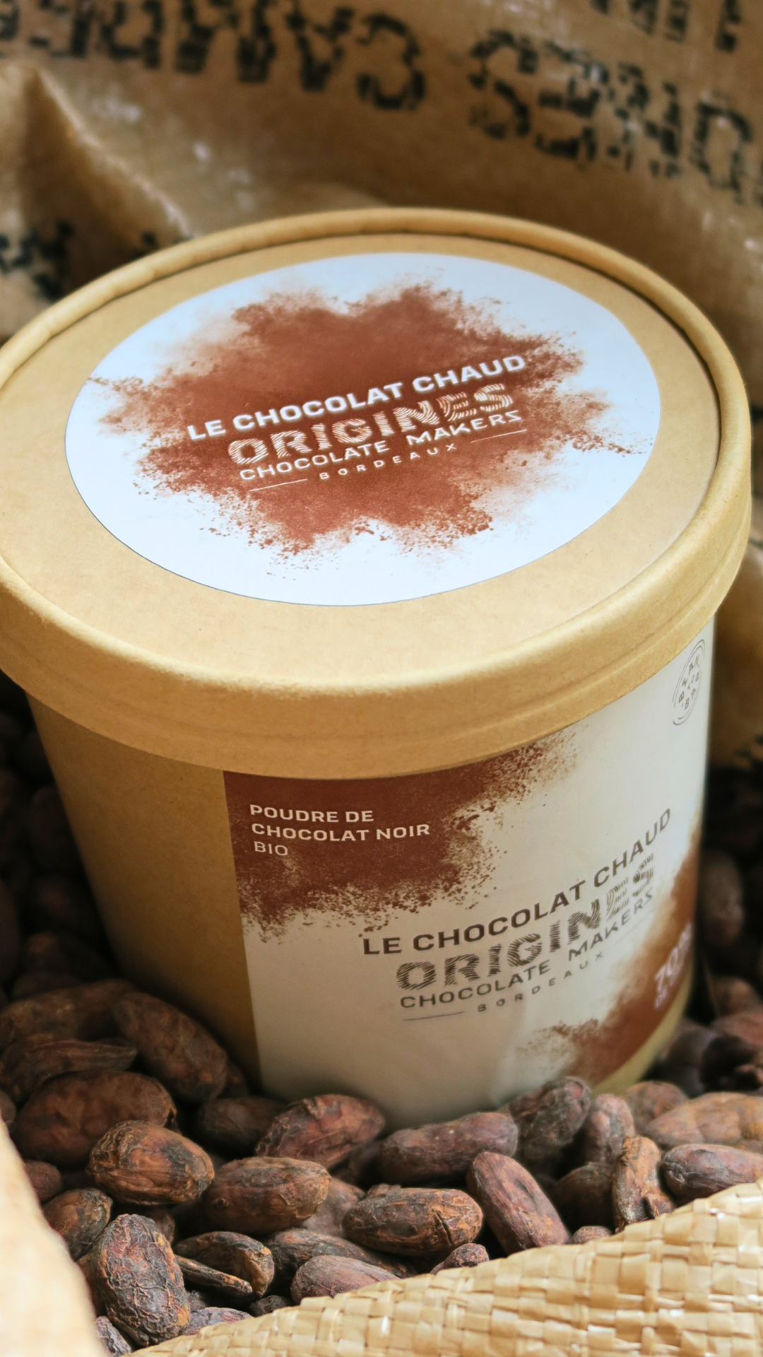 Le chocolat chaud (Poudre de chocolat noir)