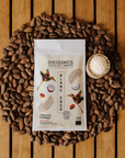 Tablette fourrée chocolat blanc praliné coco amandes